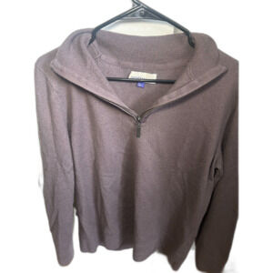 Artefact XL Merino Wool Half Zip Sweater Pullover Purple 100% Wool